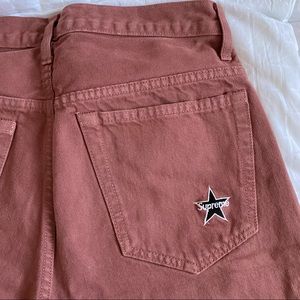 Supreme Natural Skate Jeans Star Logo